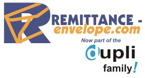 Dupli Remittance Envelope